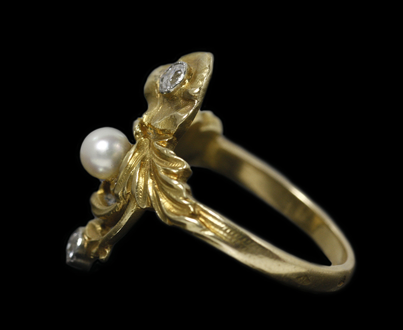 Antique Gallery Soleil アンティークジュエリー / 18k 天然真珠 